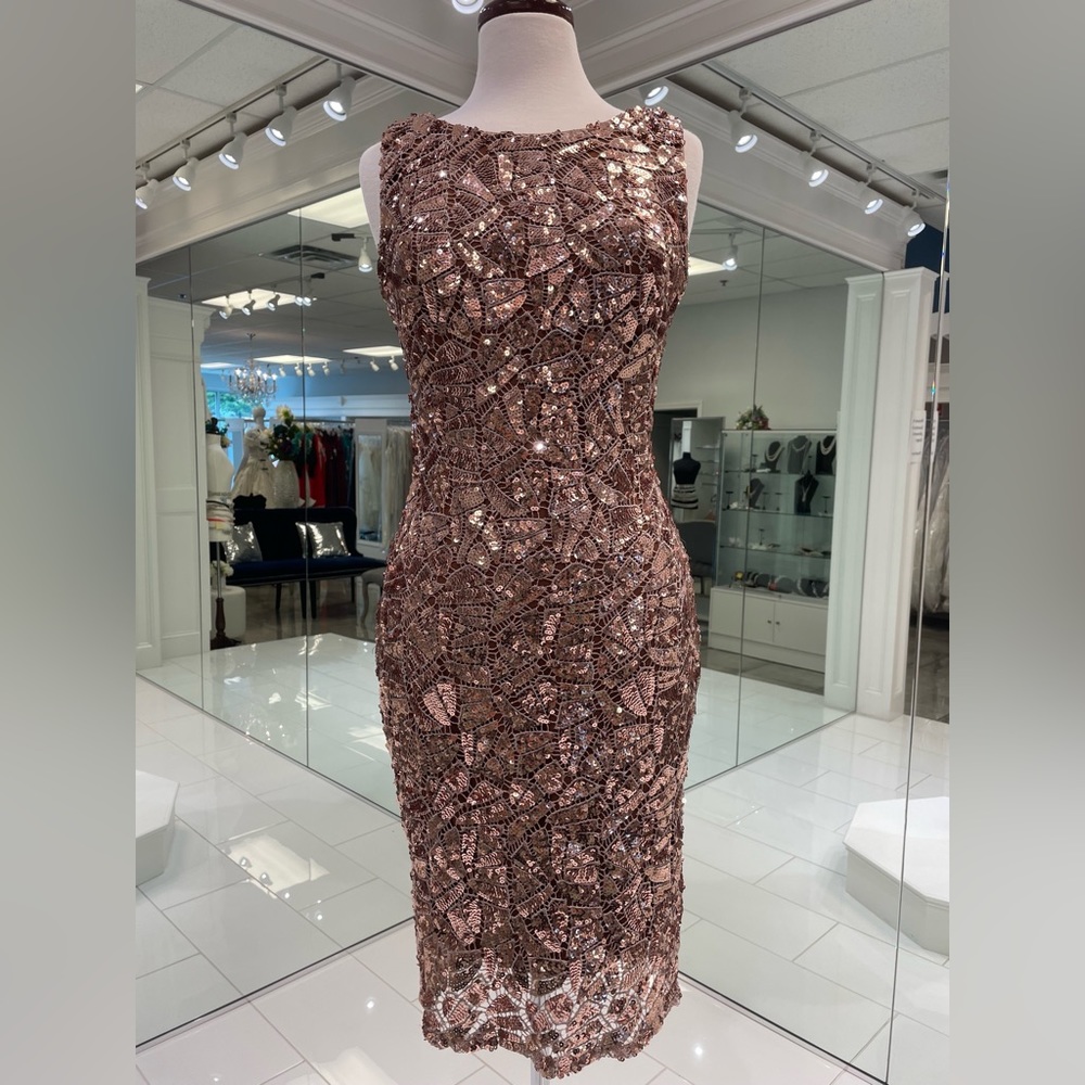 Annabelle Short Bronze Party Dress Size 8